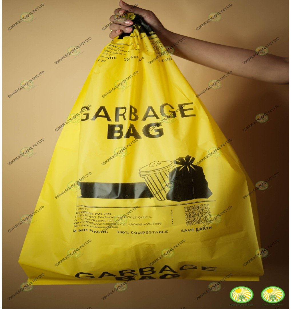 Compostable Garbage Bags – 24×30 inches – 50 Microns